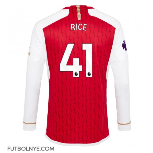 Camiseta Arsenal Declan Rice #41 Primera Equipación 2023-24 manga larga